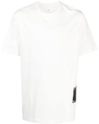 OAMC - T-shirt en coton à détail de patch - Lyst