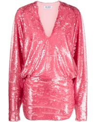The Attico - Gael Sequined Mini Dress - Lyst
