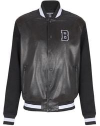 Balmain - Varsity Bomber Jacket - Lyst