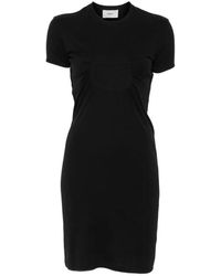 Coperni - Logo-Detail Short-Sleeve Mini Dress - Lyst
