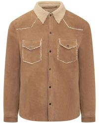 Salvatore Santoro - Shearling Leather Jacket - Lyst