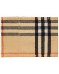 Burberry - Checked Cashmere Snood - Lyst
