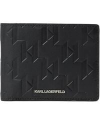 Karl Lagerfeld - Cartera con logo en relieve - Lyst