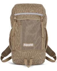 Supreme - Zaino "Tan Raindrop" Con Applicazione Logo - Lyst