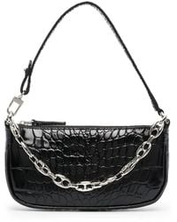 BY FAR - Rachel Mini Embossed Leather Shoulder Bag - Lyst