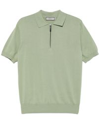 Canali - Poloshirt mit Reißverschluss - Lyst