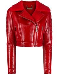 Philipp Plein - Killer Lined Biker Jacket - Lyst