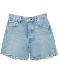 Rag & Bone - Flora Denim Shorts - Lyst