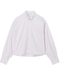 A.P.C. - Striped Button-Down Shirt - Lyst