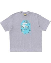 A Bathing Ape - Ape Head Vacation-Pattern T-Shirt - Lyst