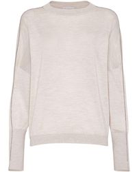 Brunello Cucinelli - Monili-Chain Detail Sweater - Lyst