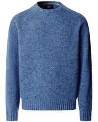 Hackett - Crew-Neck Wool Sweater - Lyst