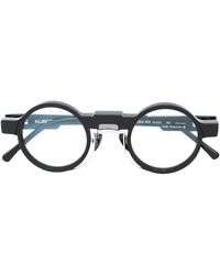 Kuboraum Round Frame Sunglasses - Zwart