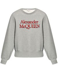 Alexander McQueen - Logo-print Cotton Sweatshirt - Lyst