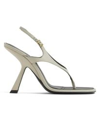Mugler - Thong-Strap Slingback Sandals - Lyst