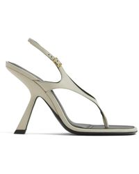 Mugler - Thong-Strap Slingback Sandals - Lyst