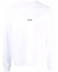 MSGM - Sudadera con logo estampado - Lyst