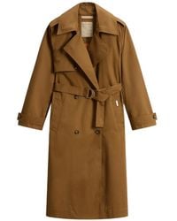 Woolrich - Trench Ceinturé À Boutonnière Croisée - Lyst