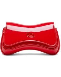 DIESEL - Logo-Plaque Crossbody Bag - Lyst