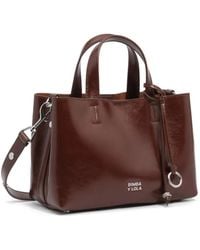 Bimba Y Lola - Medium Chihuahua Tote Bag Dark Tan-Leather - Lyst