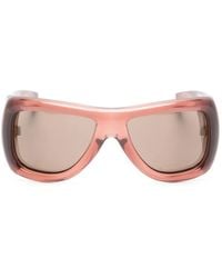 Saint Laurent - Howl Rectangle-Frame Sunglasses - Lyst