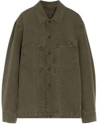 Lemaire - パッチポケット デニムオーバーシャツ - Lyst