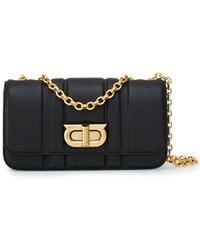 Ferragamo - Bolso de hombro con placa Gancini - Lyst