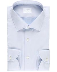 Xacus - Button-Down Cotton Shirt - Lyst
