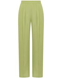 Maliparmi - Pleated Crêpe Trousers - Lyst