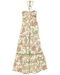 PHILIPPA 1970 - Robe Longue Oriana À Fleurs - Lyst