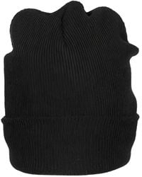 DKNY - Logo-Patch Beanie Hat - Lyst