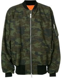 Unravel Project - Camouflage Print Bomber Jacket - Lyst