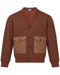 Junya Watanabe - Check-Pattern Cardigan - Lyst