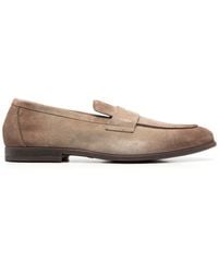 Doucal's - Ombré-effect Suede Penny Loafers - Lyst