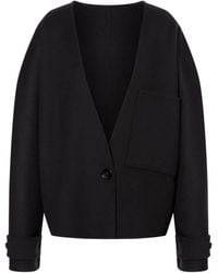 Philosophy Di Lorenzo Serafini - V-Neck Wool-Cashmere Jacket - Lyst