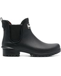 Barbour - Stiefeletten Mit Logo-Patch - Lyst