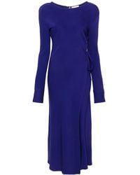 forte_forte - Stretch Cady Crepe Wrapover Dress Clothing - Lyst