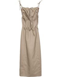 MERYLL ROGGE - Panelled Cotton Midi Dress - Lyst