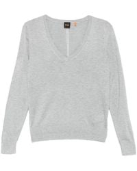 BOSS - V-Neck T-Shirt - Lyst