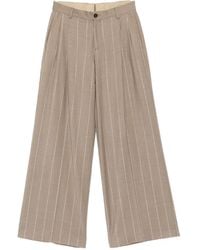 Luigi Bianchi - Pantaloni Sartoriali A Righe - Lyst