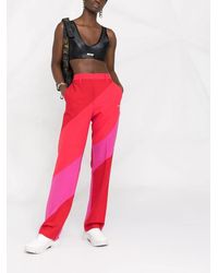 MSGM - Top Corto Con Logo Estampado - Lyst