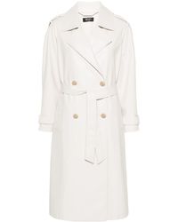 Liu Jo - Double-breasted Trench Coat - Lyst
