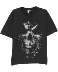 WARMAN - Skull Graphic T-Shirt - Lyst