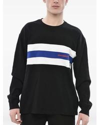 AWAKE NY - Stripe-Detail Long-Sleeve T-Shirt - Lyst
