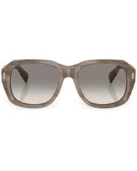 Brunello Cucinelli - Geometric-Frame Sunglasses - Lyst