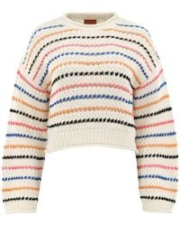 Mother - Jersey a rayas de manga acampanada - Lyst