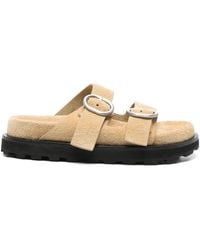 Jil Sander - Suede Slides - Lyst