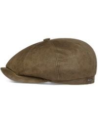Stetson - Brooklin Suede Flat Cap - Lyst