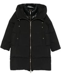 Moorer - Hooded Padded Coat - Lyst