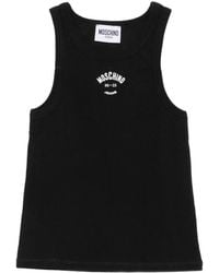 Moschino - Ribbed-Knit Tank Top - Lyst